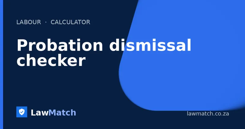 Probation dismissal checker