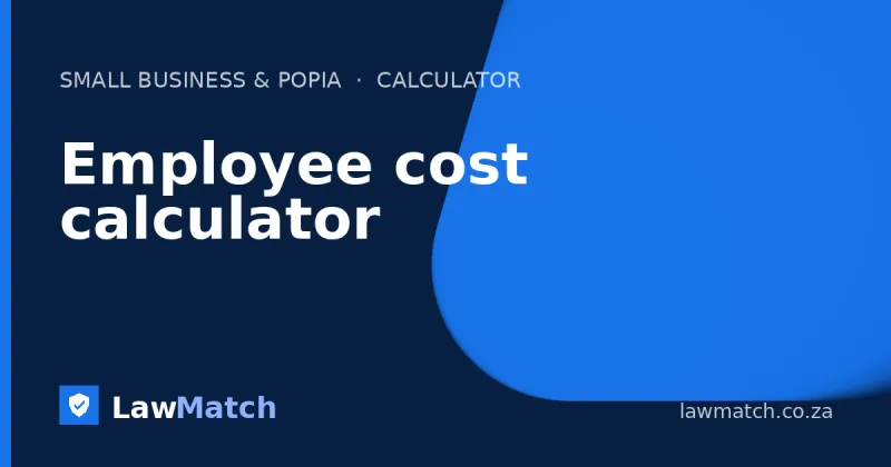 Employee cost calculator