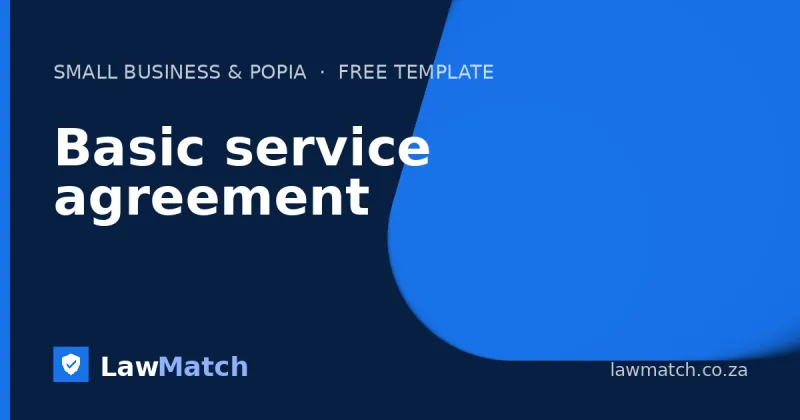 Basic service agreement