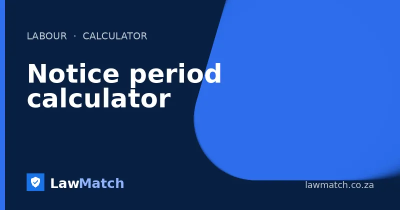 Notice period calculator
