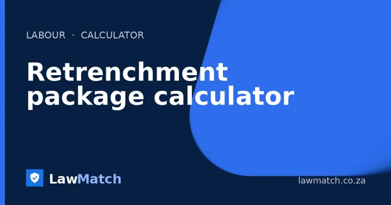 Retrenchment package calculator